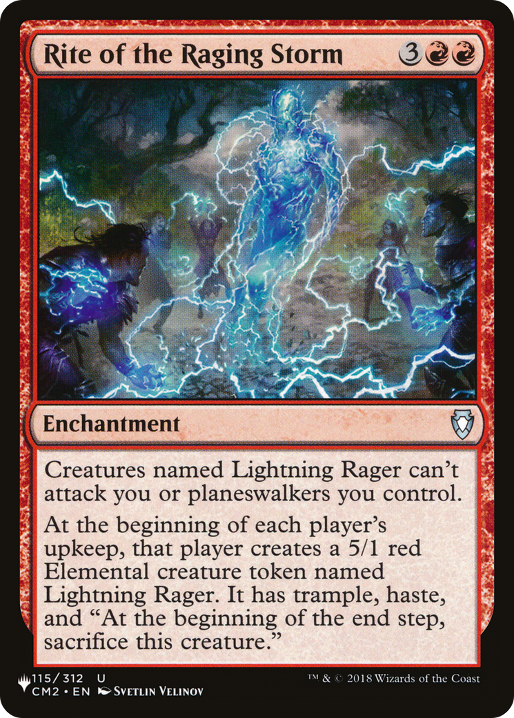 Rite of the Raging Storm (CM2-115) (PLST)