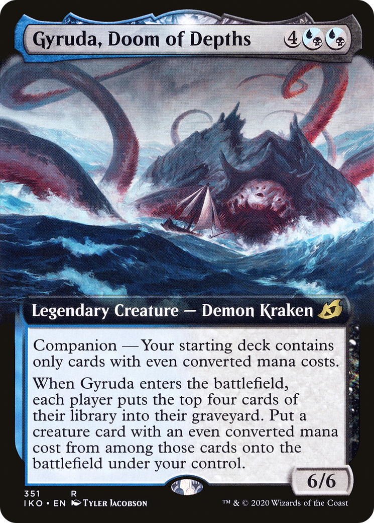 Gyruda, Doom of Depths (351) (Extended Art) - Foil