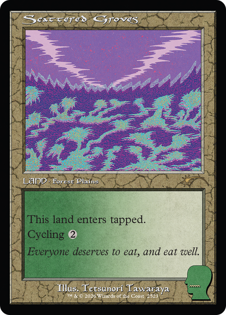 Scattered Groves (2523) (Showcase) (SLD) - Foil