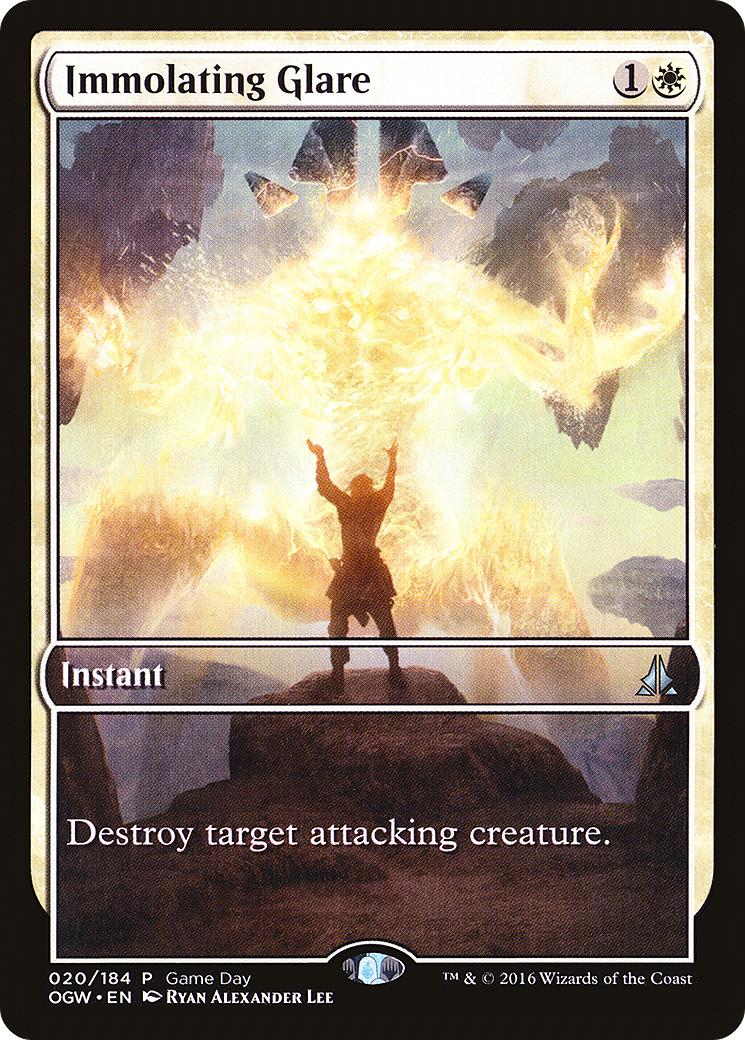 Immolating Glare (020) (Game Day) - Foil