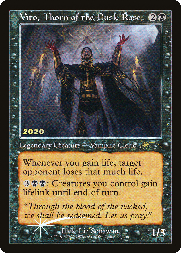 Vito, Thorn of the Dusk Rose (028) (2020) (Retro Frame) - Foil