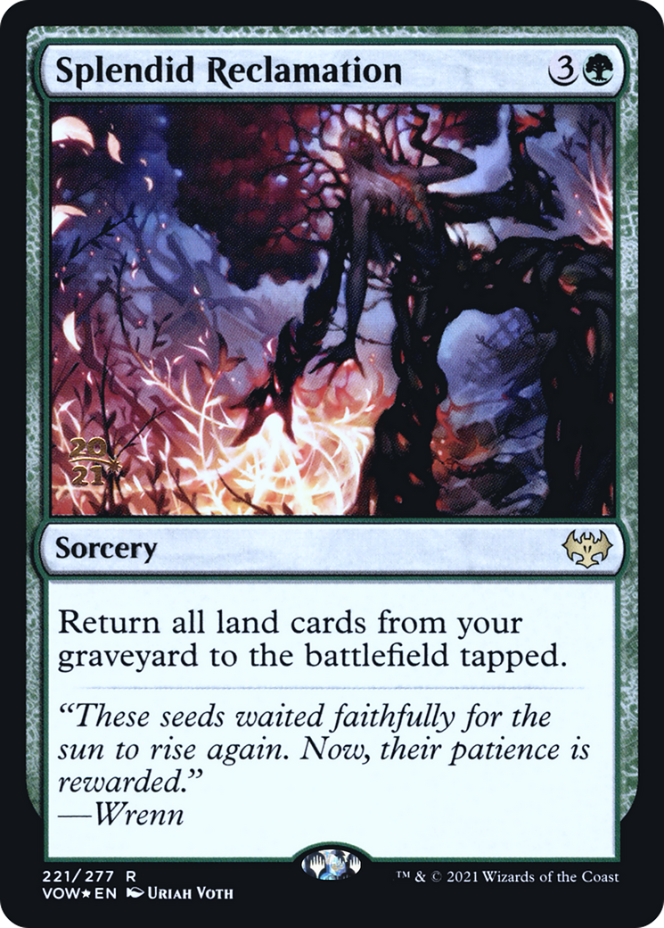 Splendid Reclamation (221) (Prerelease) - Foil
