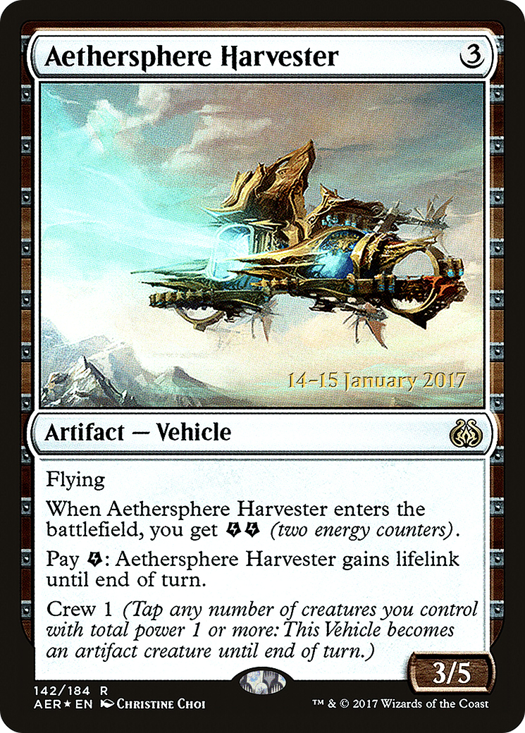 Aethersphere Harvester (142) (Prerelease) - Foil