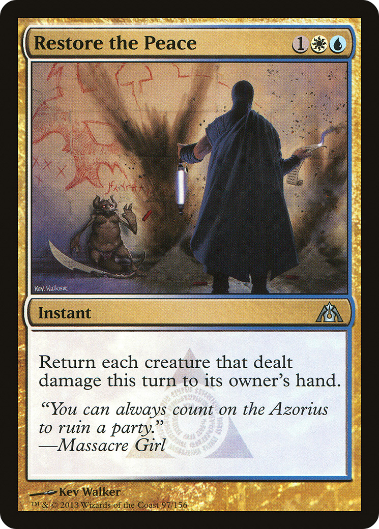 Restore the Peace - Foil