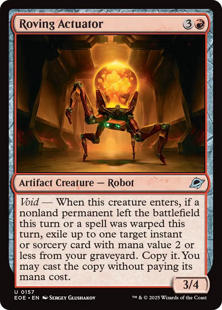 Roving Actuator - Foil