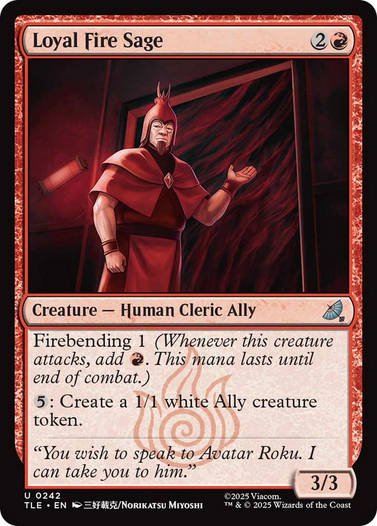 Loyal Fire Sage - Foil tle