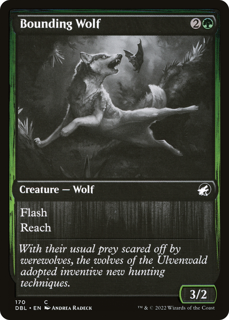 Bounding Wolf - Foil