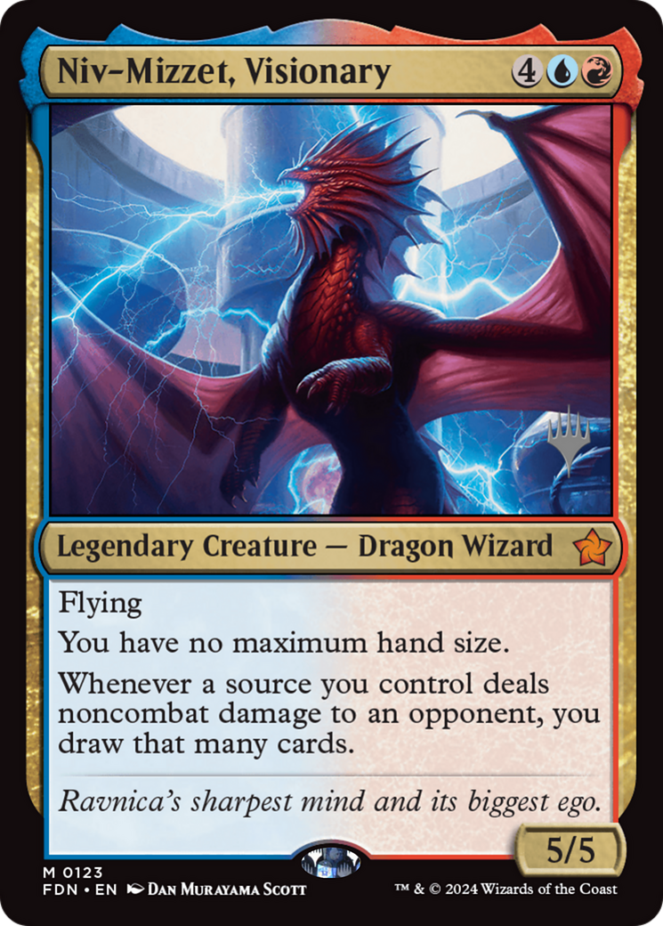Niv-Mizzet, Visionary (0123) (Promo Pack) - Foil