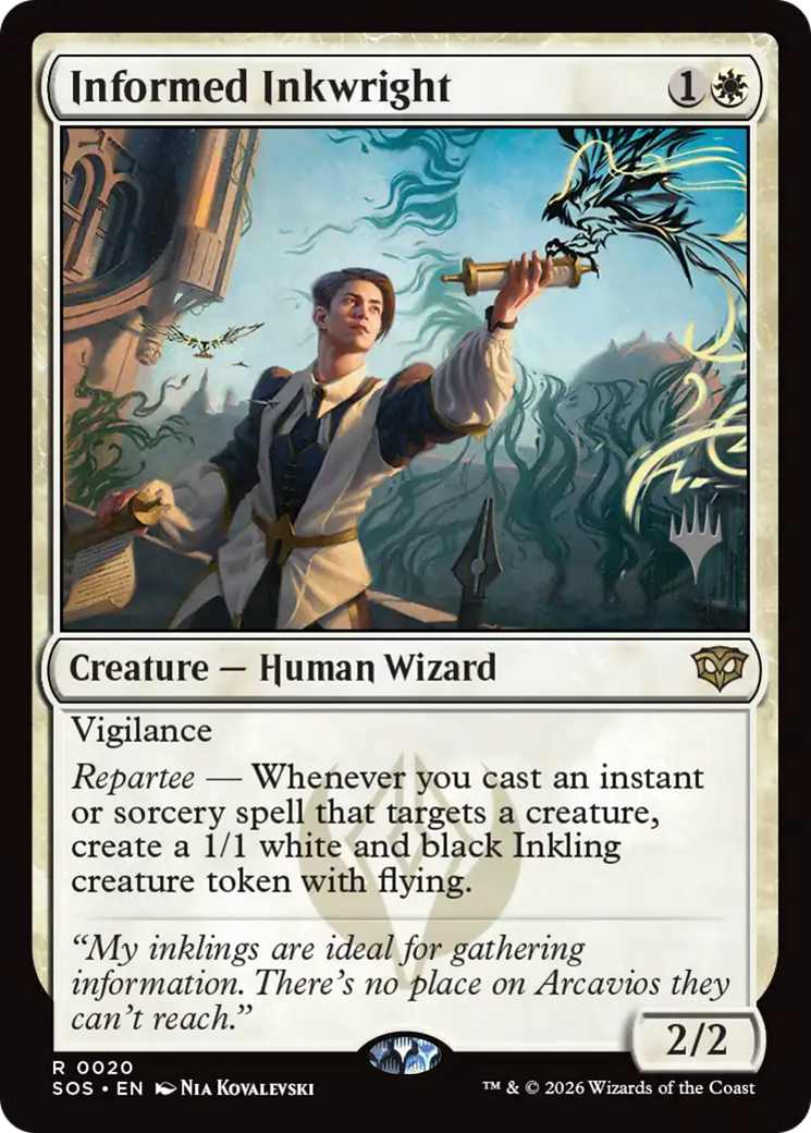 Informed Inkwright (0020) (Promo Pack) (PSOS) - Foil
