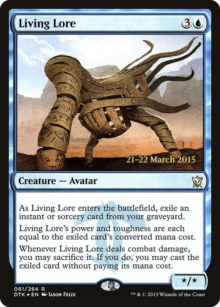 Living Lore (061) (Prerelease) - Foil