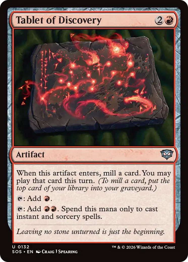 Tablet of Discovery (SOS) - Foil