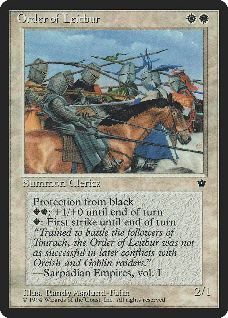 Order of Leitbur (Illus. Randy Asplund-Faith)