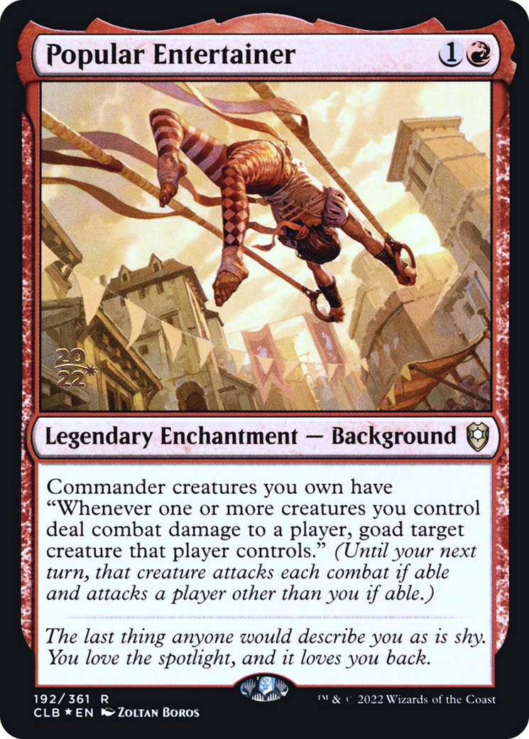 Popular Entertainer (192) (Prerelease) - Foil