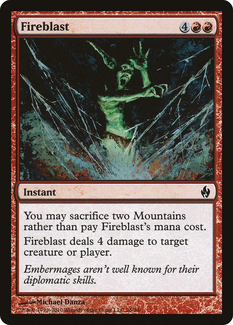 Fireblast - Foil
