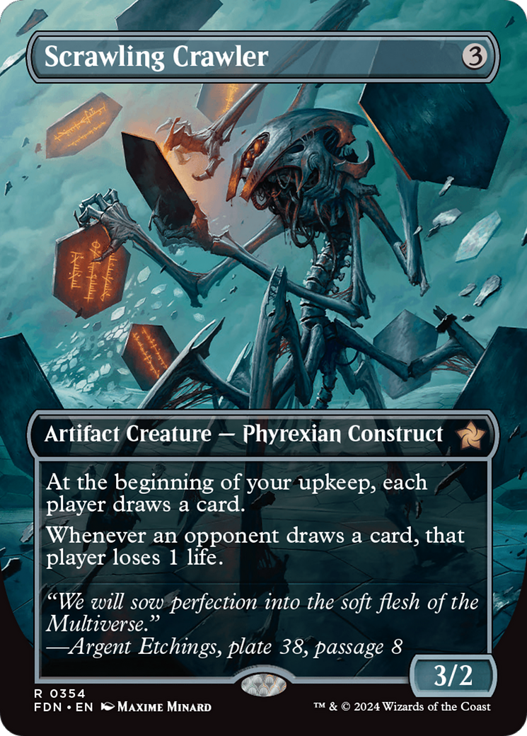 Scrawling Crawler (0354) (Borderless) - Foil