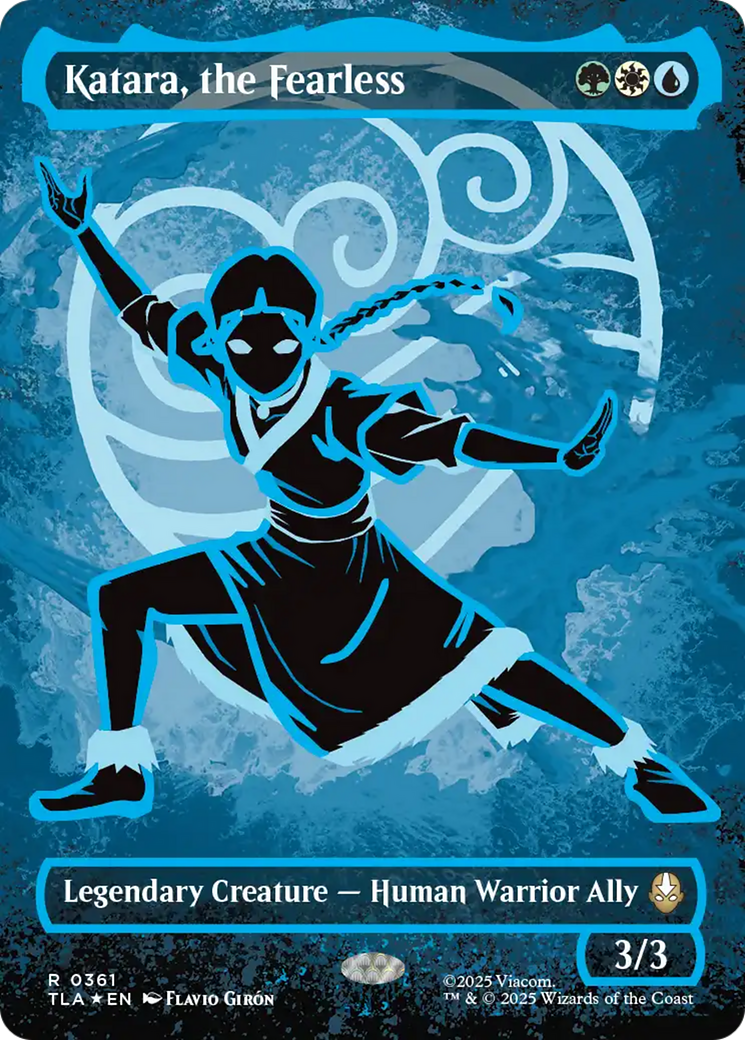 Katara, the Fearless (0361) (Borderless) - Neon Ink tla