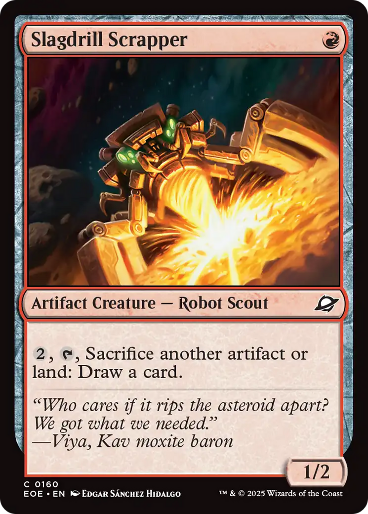 Slagdrill Scrapper - Foil