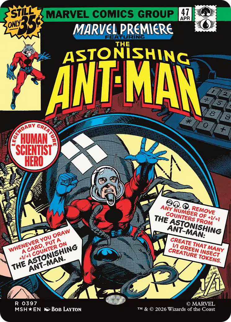 The Astonishing Ant-Man (0397) (Borderless) (MSH) - Foil