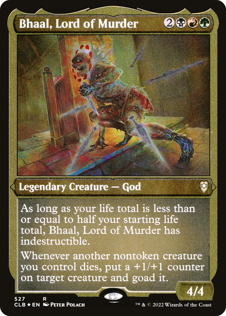 Bhaal, Lord of Murder - Foil Etched