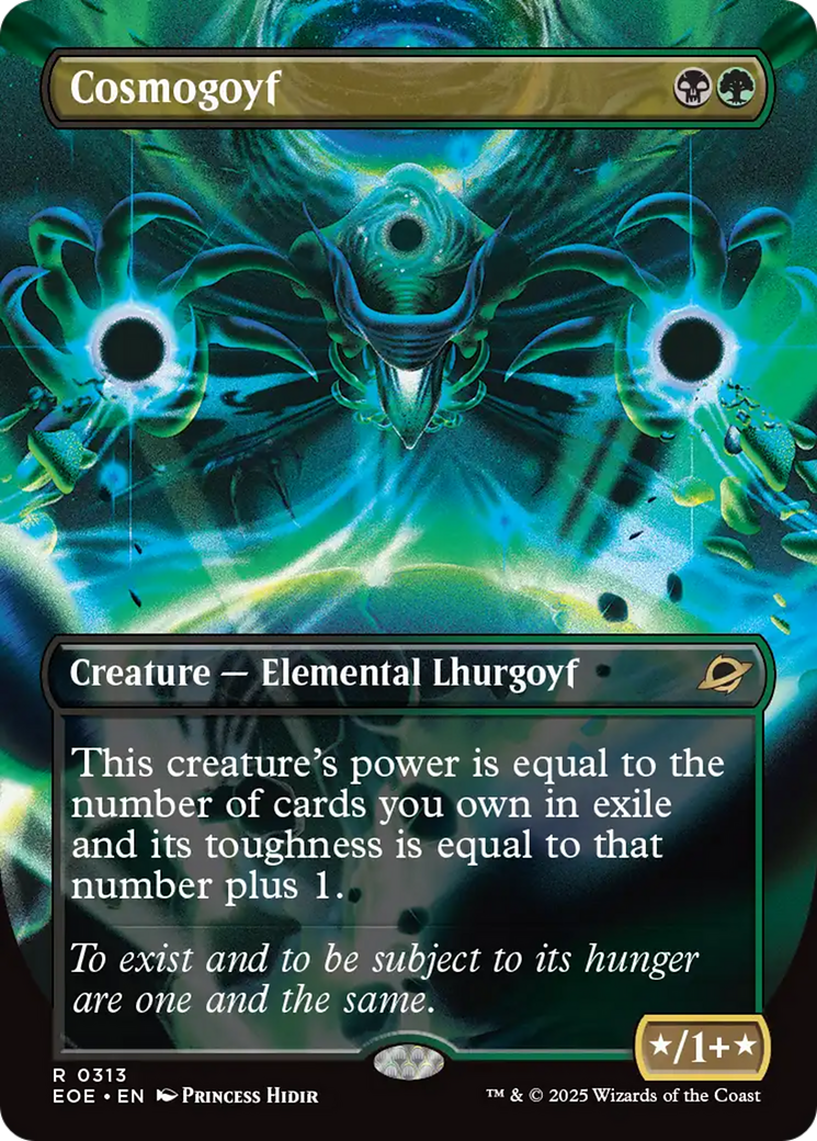Cosmogoyf (0313) (Borderless) - Foil