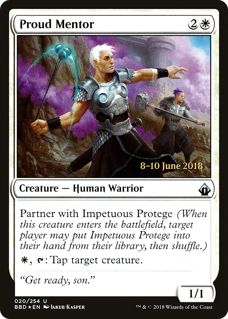 Proud Mentor (020) (Date Stamped) - Foil
