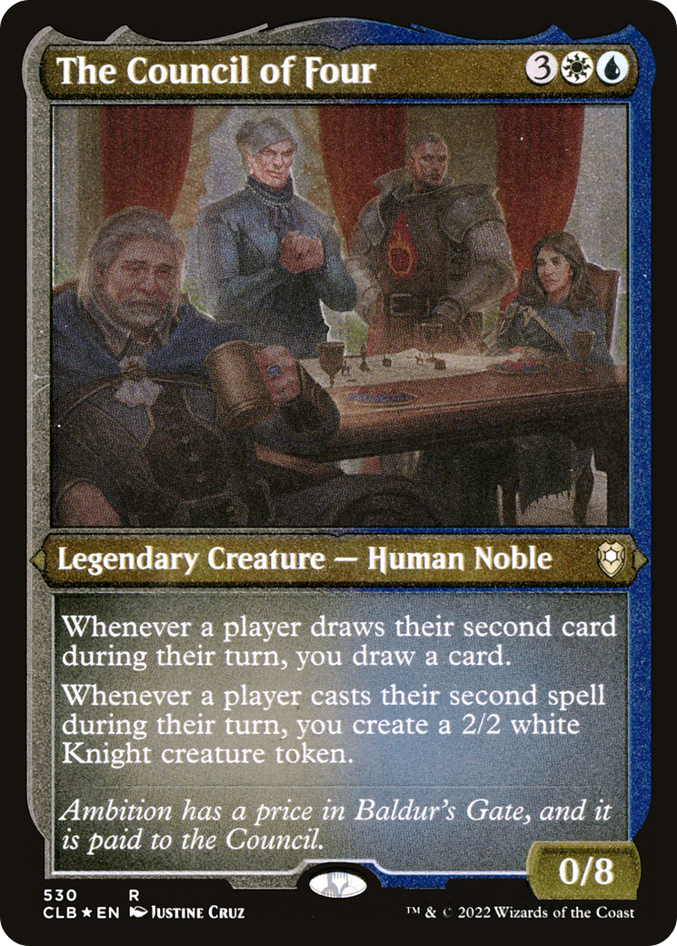 The Council of Four - Foil Etched