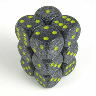 Dice Set - Speckled Twilight 16mm d6 12ct