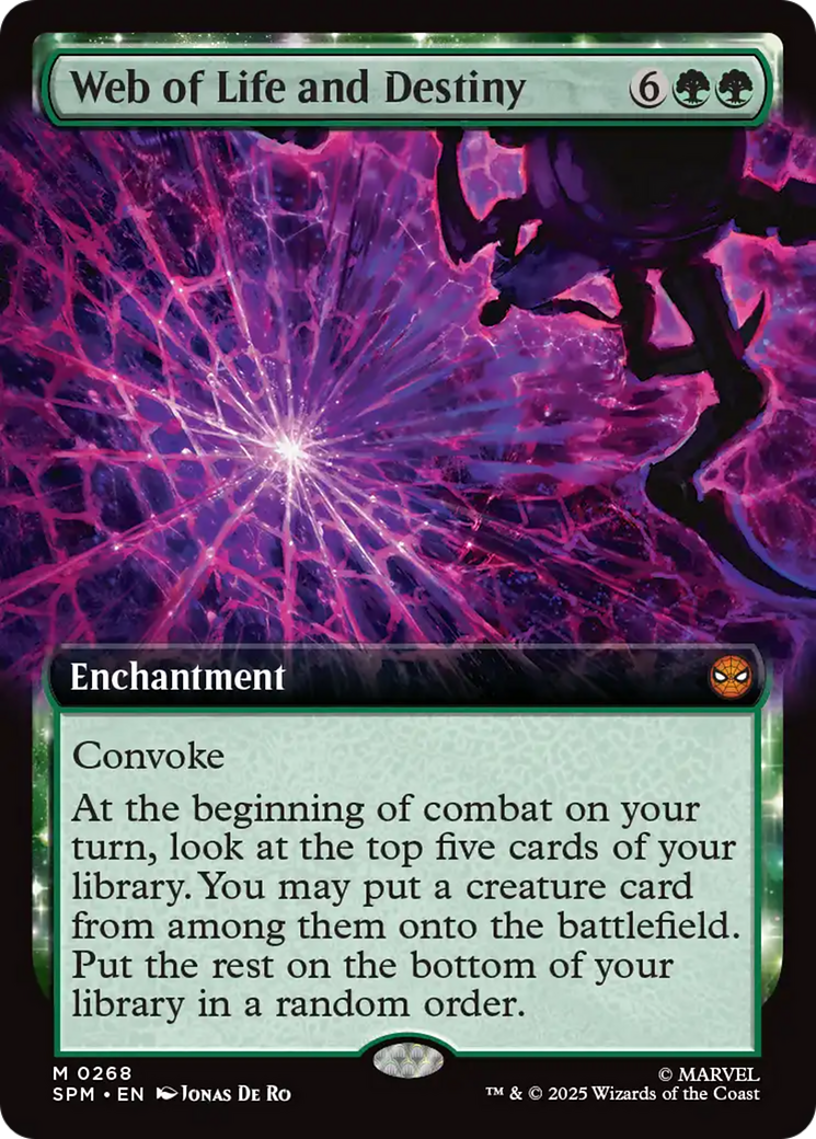 Web of Life and Destiny (0268) (Extended Art) - Foil