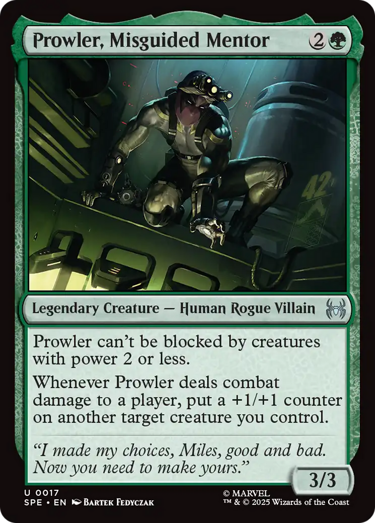 Prowler, Misguided Mentor (SPE) - Foil