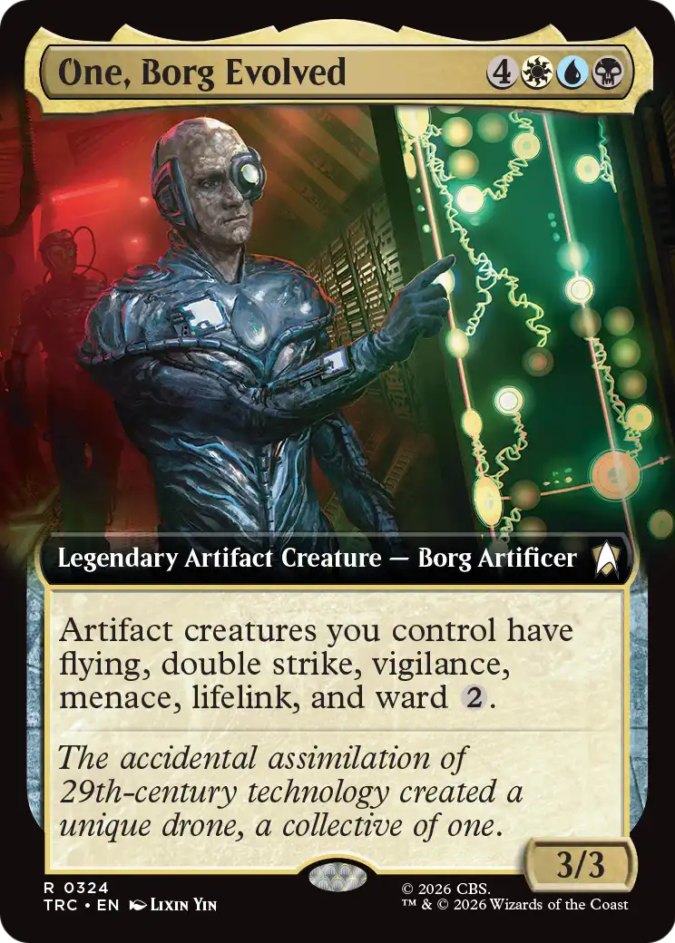 One, Borg Evolved (0324) (Extended Art) (TRC)