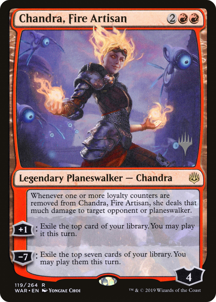 Chandra, Fire Artisan (119) (Promo Pack) - Foil