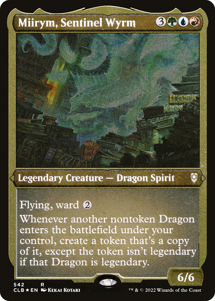 Miirym, Sentinel Wyrm - Foil Etched