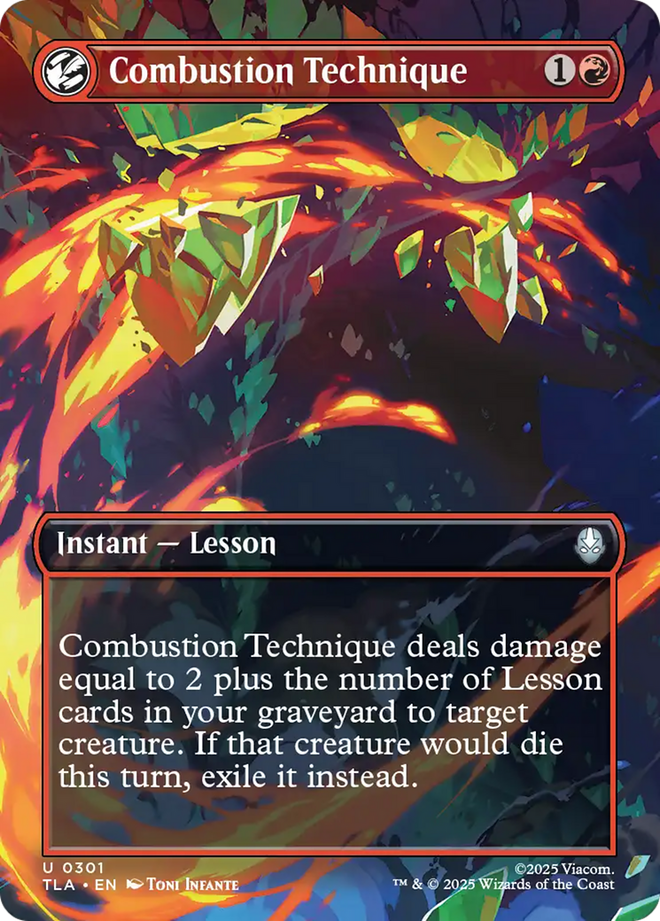 Combustion Technique (0301) (Borderless) - Foil tla