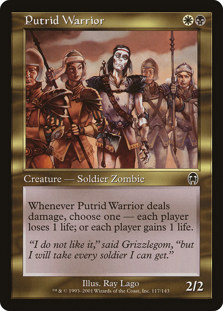 Putrid Warrior - Foil