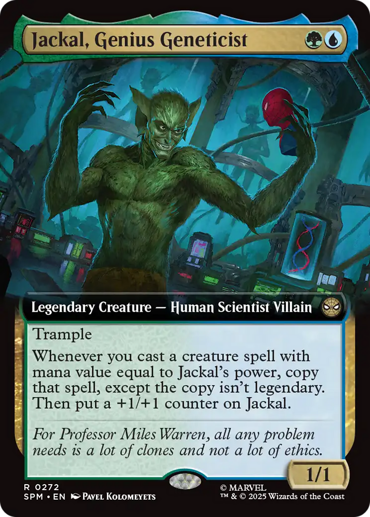 Jackal, Genius Geneticist (0272) (Extended Art) - Foil