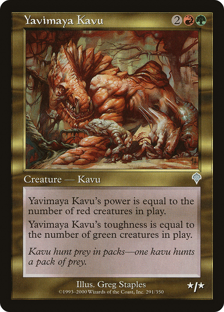 Yavimaya Kavu - Foil