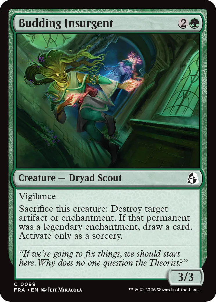 Budding Insurgent (FRA) - Foil