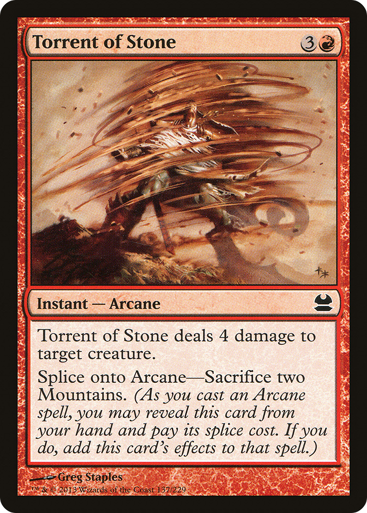 Torrent of Stone - Foil