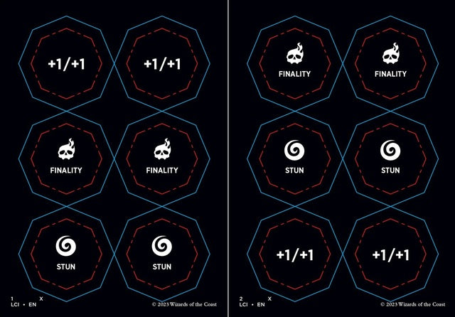 Punch (1) // Punch (2) Double-Sided Punch-Out Token (MLCI)