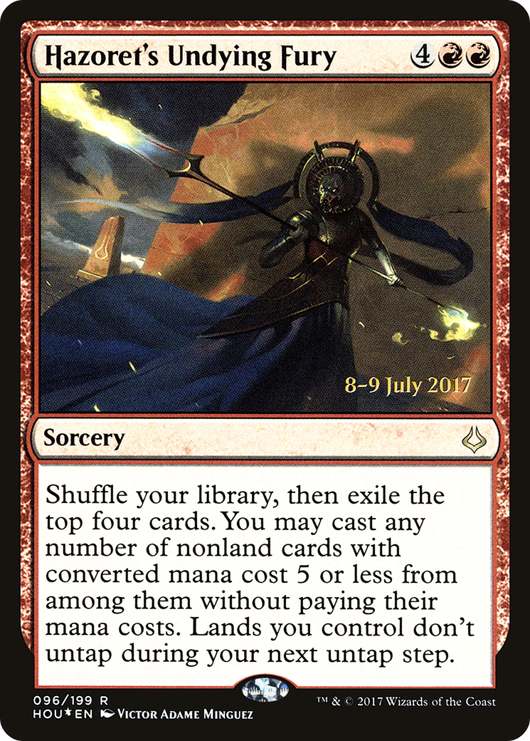 Hazoret's Undying Fury (096) (Prerelease) - Foil