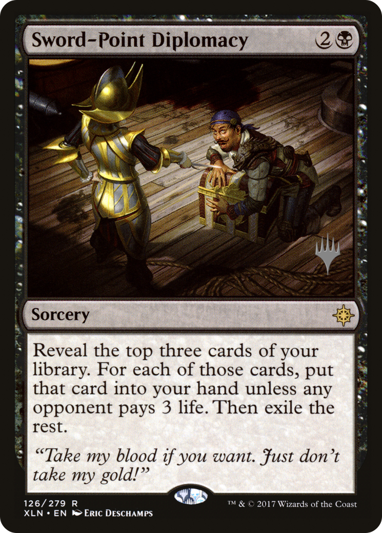 Sword-Point Diplomacy (126) (Promo Pack) - Foil