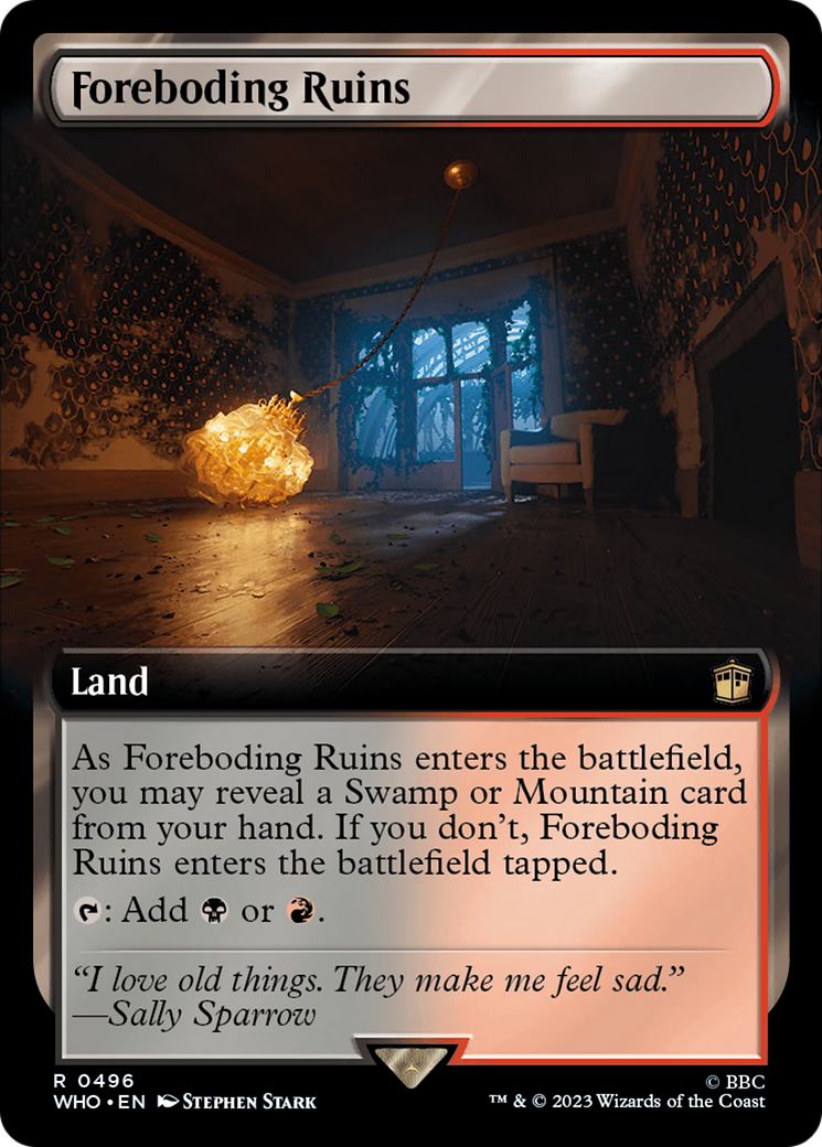 Foreboding Ruins (0496) (Extended Art) - Foil