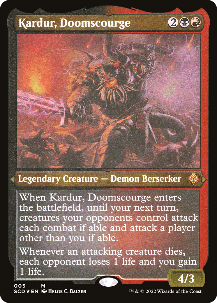 Kardur, Doomscourge - Foil Etched