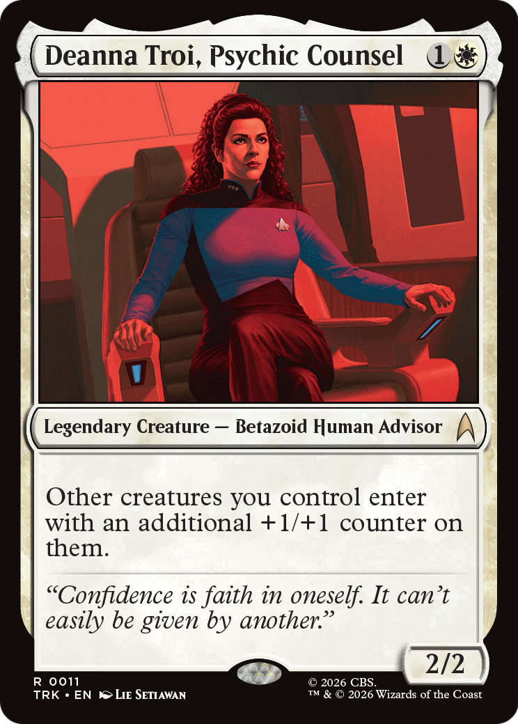 Deanna Troi, Psychic Counsel (TRK)