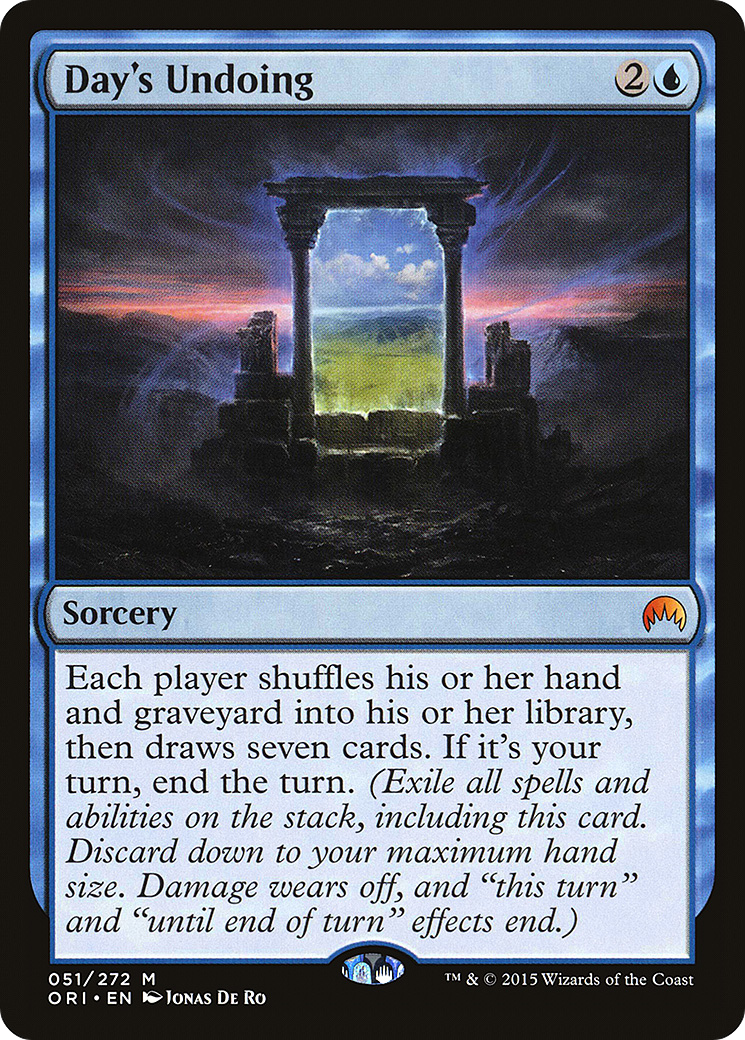 Day's Undoing - Foil