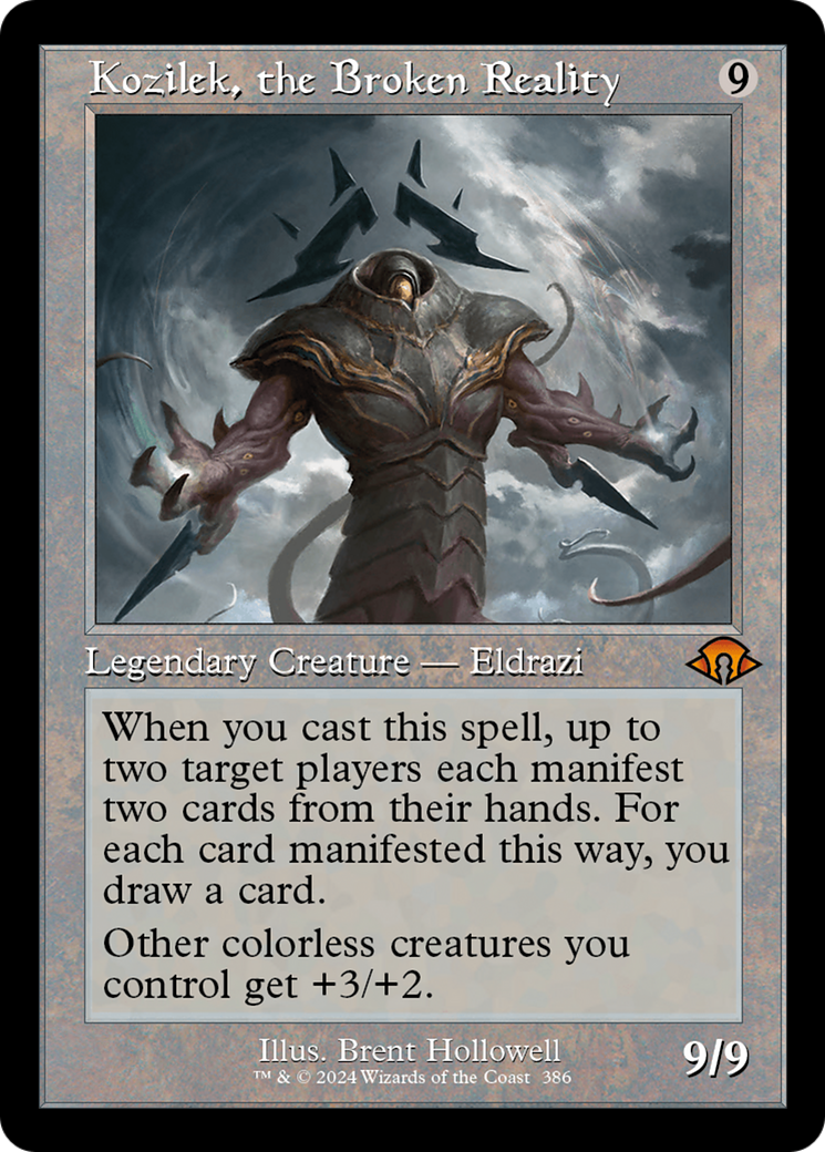 Kozilek, the Broken Reality (0386) (Retro Frame) - Foil