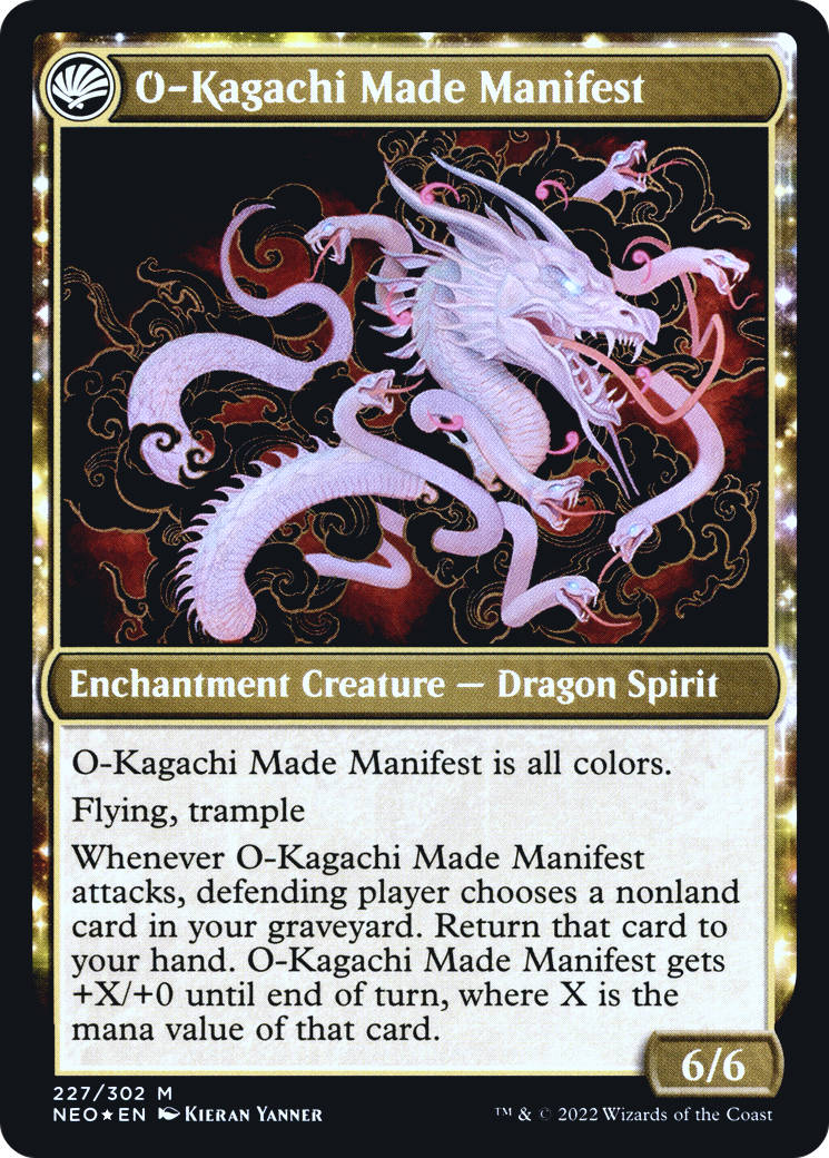 The Kami War // O-Kagachi Made Manifest (227) (Prerelease) (PNEO) - Foil