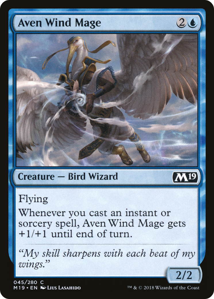 Aven Wind Mage - Foil
