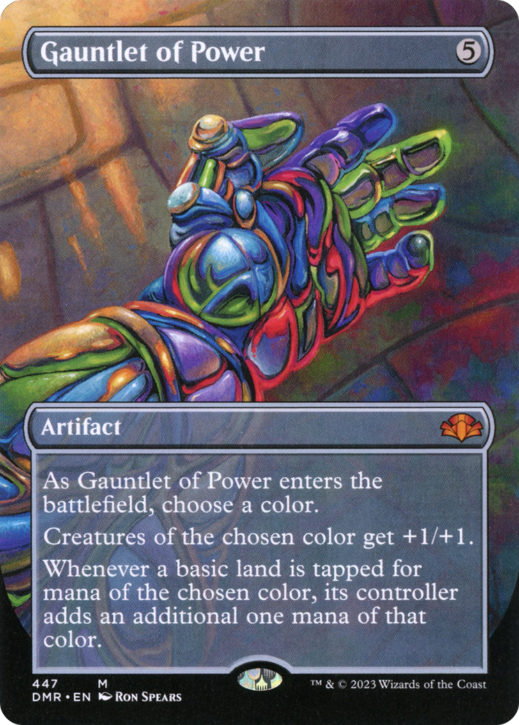 Gauntlet of Power (447) (Borderless) - Foil