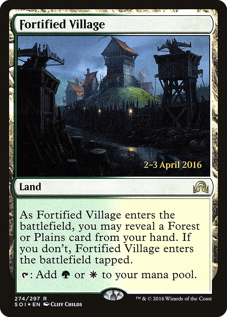 Fortified Village (274) (Prerelease) - Foil